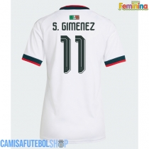Camisa de time de futebol México Santiago Gimenez #11 Replicas 2º Equipamento Feminina Mundo 2026 Manga Curta